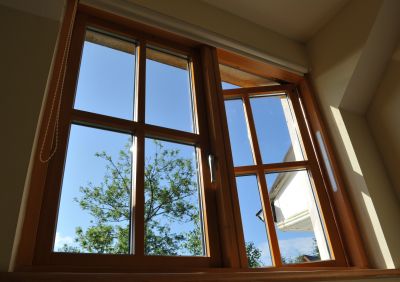 New Double-Hung Windows on a Home